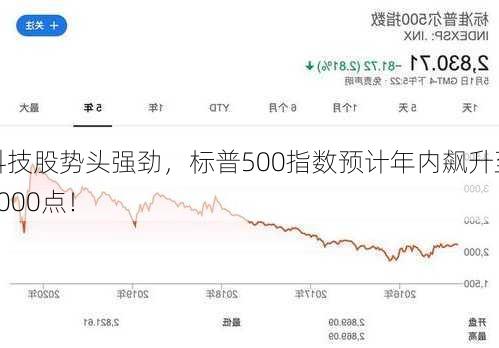 科技股势头强劲，标普500指数预计年内飙升至6000点！