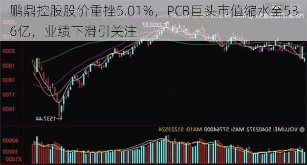 鹏鼎控股股价重挫5.01%，PCB巨头市值缩水至536亿，业绩下滑引关注