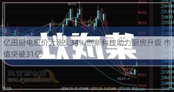 亿田厨电股价大涨5.34% 创新科技助力厨房升级 市值突破31亿