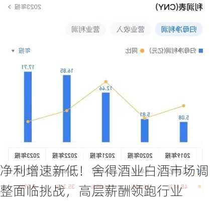 净利增速新低！舍得酒业白酒市场调整面临挑战，高层薪酬领跑行业