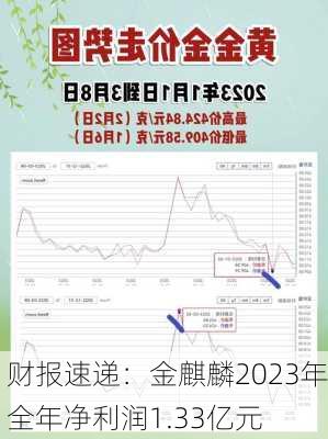 财报速递：金麒麟2023年全年净利润1.33亿元