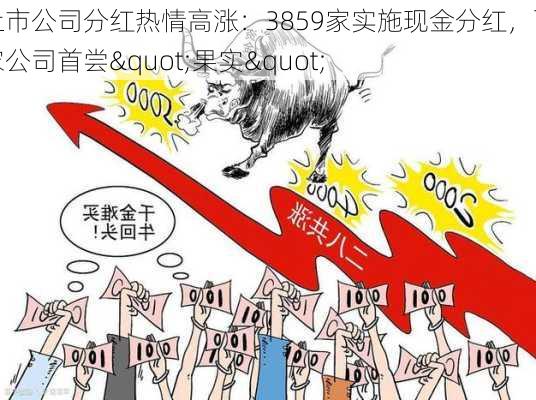 上市公司分红热情高涨：3859家实施现金分红，百家公司首尝"果实"