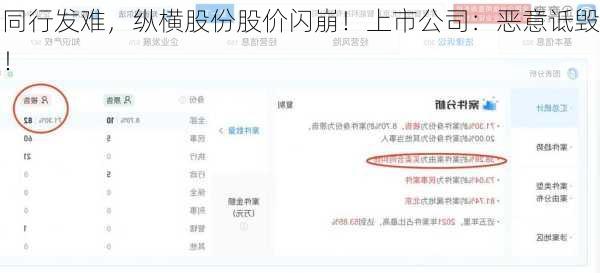 同行发难，纵横股份股价闪崩！上市公司：恶意诋毁！