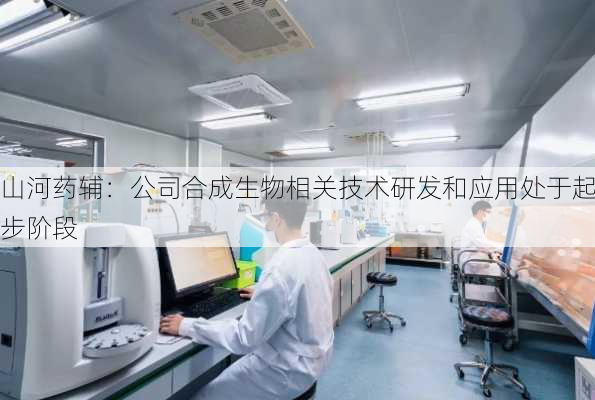 山河药辅：公司合成生物相关技术研发和应用处于起步阶段