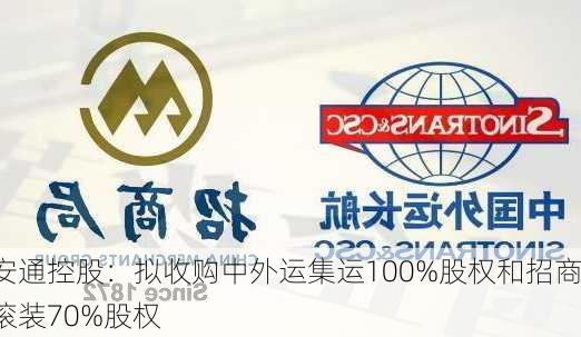 安通控股：拟收购中外运集运100%股权和招商滚装70%股权