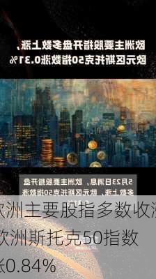 欧洲主要股指多数收涨 欧洲斯托克50指数涨0.84%