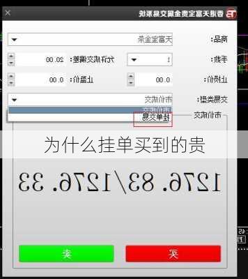 为什么挂单买到的贵