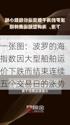 一张图：波罗的海指数因大型船舶运价下跌而结束连续五个交易日的涨势