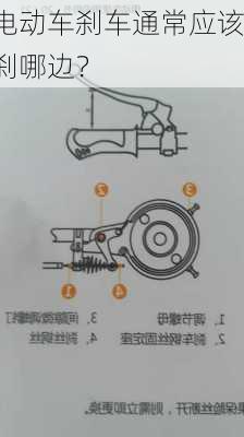 电动车刹车通常应该刹哪边？