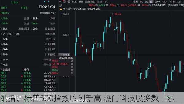 纳指、标普500指数收创新高 热门科技股多数上涨