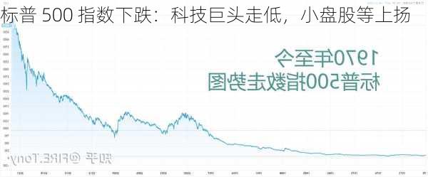 标普 500 指数下跌：科技巨头走低，小盘股等上扬