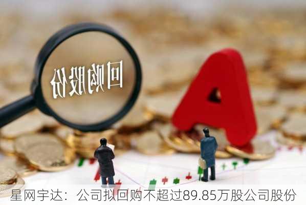 星网宇达：公司拟回购不超过89.85万股公司股份