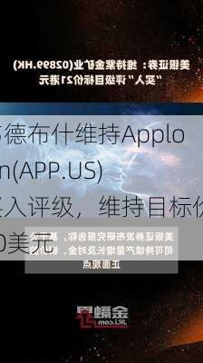 韦德布什维持Applovin(APP.US)买入评级，维持目标价100美元