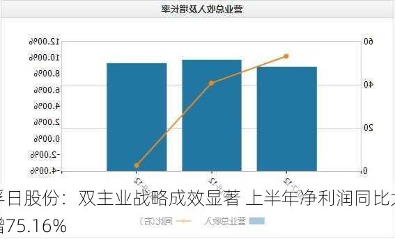 孚日股份：双主业战略成效显著 上半年净利润同比大增75.16%