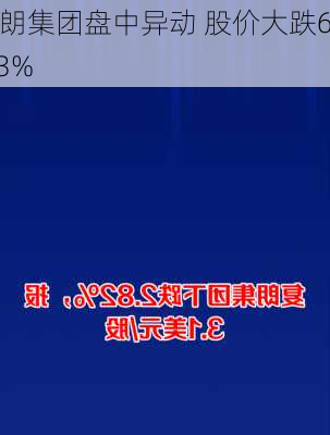 复朗集团盘中异动 股价大跌6.03%