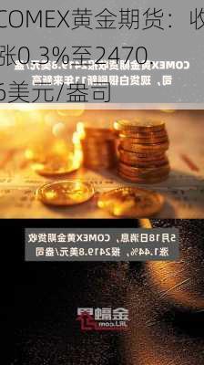 COMEX黄金期货：收涨0.3%至2470.6美元/盎司