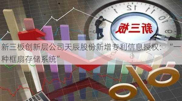 新三板创新层公司天辰股份新增专利信息授权：“一种框扇存储系统”