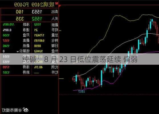 纯碱：8 月 23 日低位震荡延续 偏弱