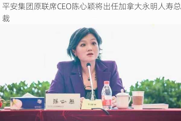 平安集团原联席CEO陈心颖将出任加拿大永明人寿总裁