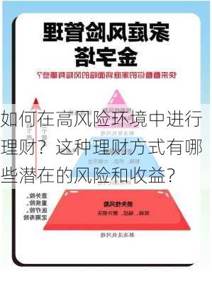 如何在高风险环境中进行理财？这种理财方式有哪些潜在的风险和收益？