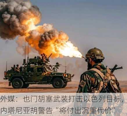 外媒：也门胡塞武装打击以色列目标，内塔尼亚胡警告“将付出沉重代价”