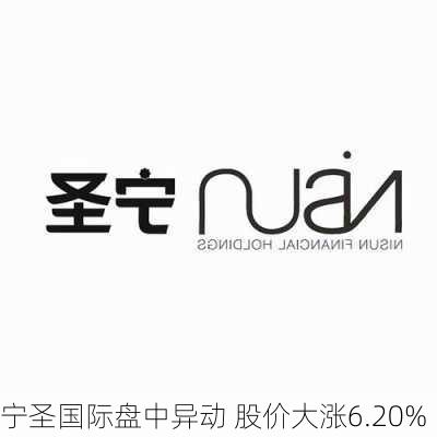 宁圣国际盘中异动 股价大涨6.20%