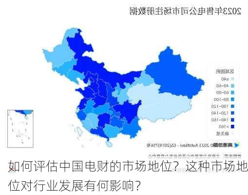 如何评估中国电财的市场地位？这种市场地位对行业发展有何影响？