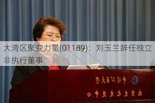 大湾区聚变力量(01189)：刘玉兰辞任独立非执行董事