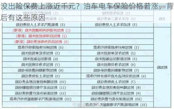 没出险保费上涨近千元？油车电车保险价格普涨，背后有这些原因