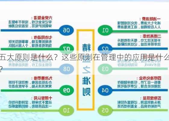 五大原则是什么？这些原则在管理中的应用是什么？