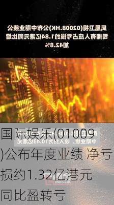 国际娱乐(01009)公布年度业绩 净亏损约1.32亿港元 同比盈转亏