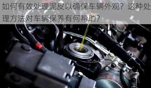 如何有效处理泥皮以确保车辆外观？这种处理方法对车辆保养有何帮助？