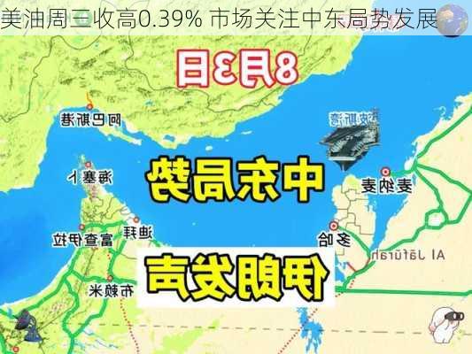 美油周三收高0.39% 市场关注中东局势发展