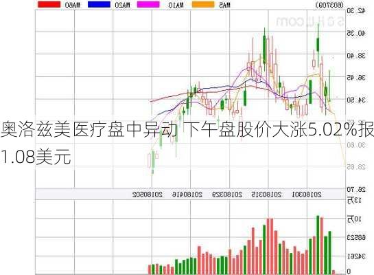 奥洛兹美医疗盘中异动 下午盘股价大涨5.02%报61.08美元