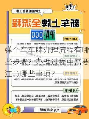 弹个车车牌办理流程有哪些步骤？办理过程中需要注意哪些事项？