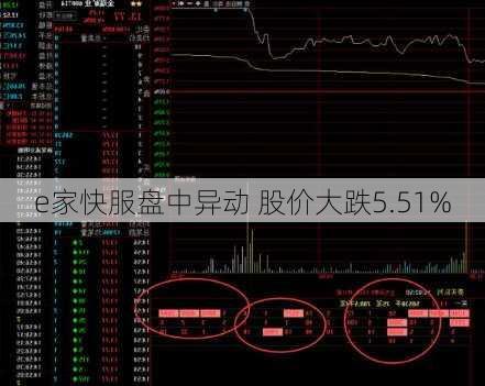 e家快服盘中异动 股价大跌5.51%