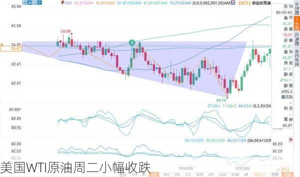 美国WTI原油周二小幅收跌