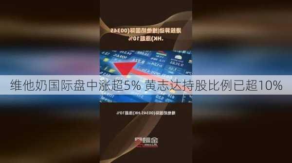 维他奶国际盘中涨超5% 黄志达持股比例已超10%