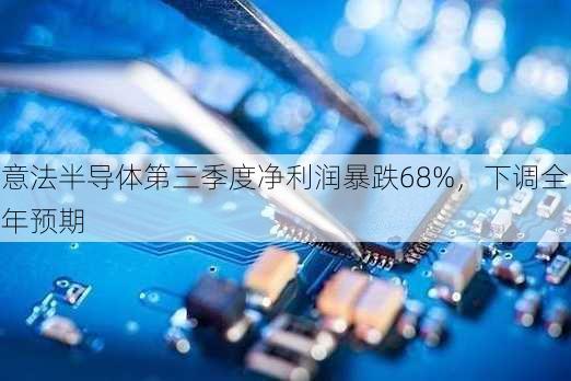 意法半导体第三季度净利润暴跌68%，下调全年预期