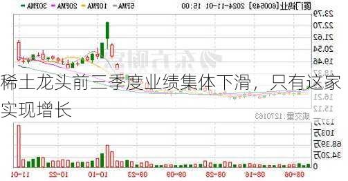 稀土龙头前三季度业绩集体下滑，只有这家实现增长