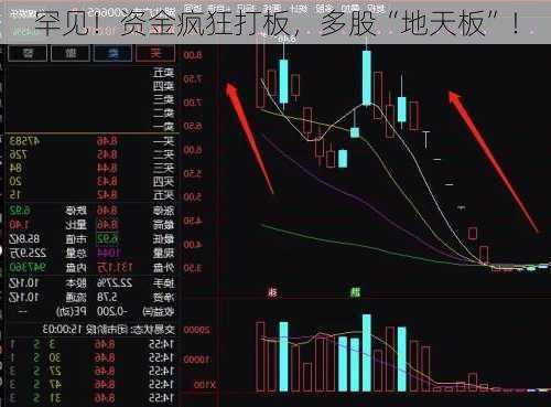 罕见！资金疯狂打板，多股“地天板”！