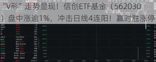 “V形”走势显现！信创ETF基金（562030）盘中涨逾1%，冲击日线4连阳！赢时胜涨停