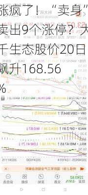 涨疯了！“卖身”卖出9个涨停？大千生态股价20日飙升168.56%